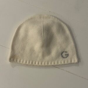 Cream Knit Beanie